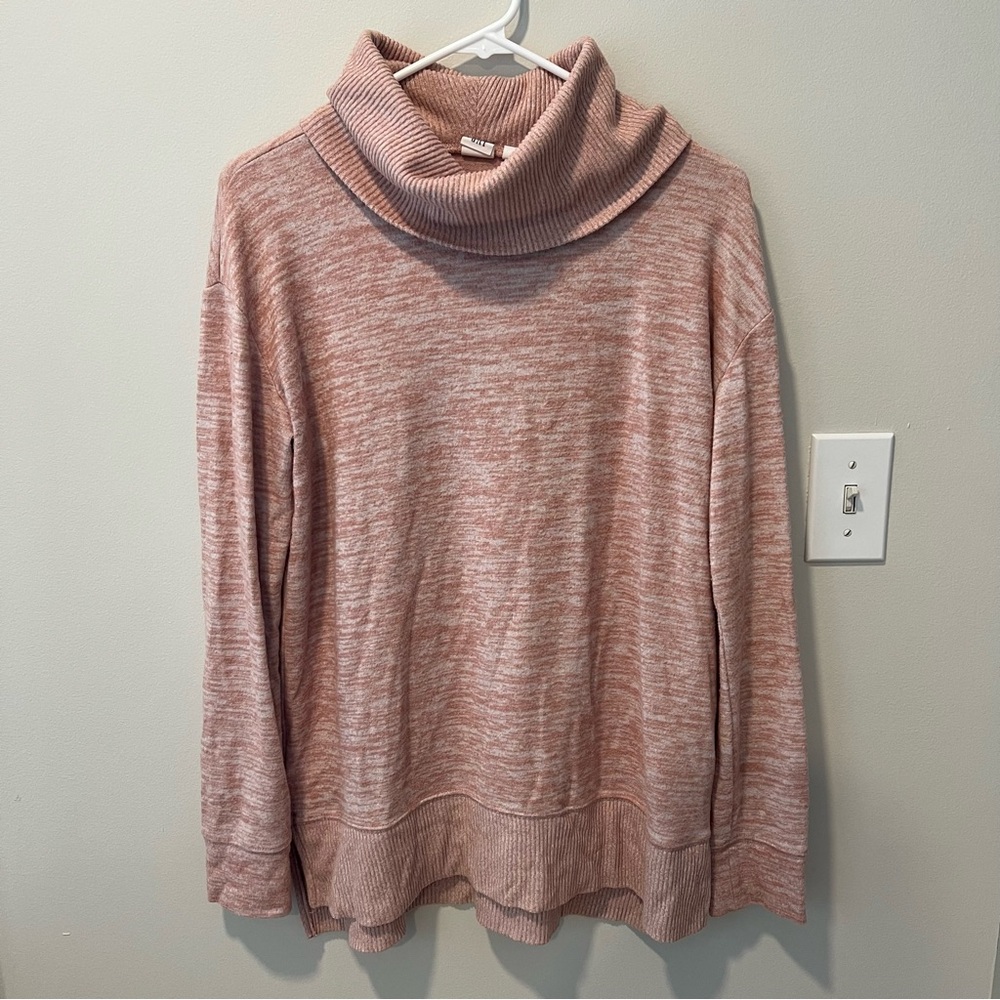 GAP Cozy Pink Cowl Neck Sweater, size Medium